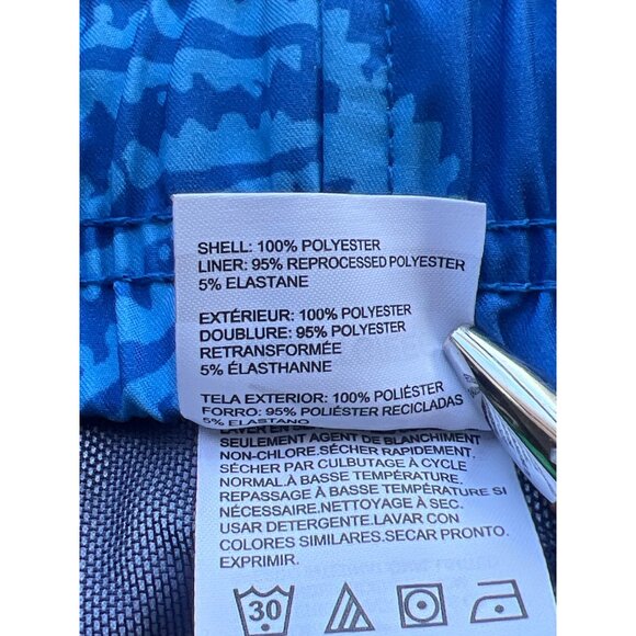 Speedo Mens Eco 4-Way Comfort Stretch Swim Trunks Blue Size 2XL UPF 50+ Sun Safe - Picture 5 of 10